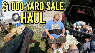 I Made $1000 at These GARAGE SALES