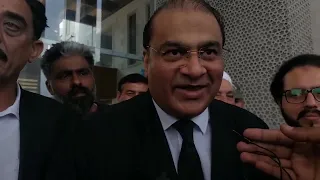 Imran Khan's Lawyer Barrister Salman Safdar Media Talk after Cipher Hearing at Islamabad High Court