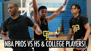 Chris Paul, Devin Booker & DeMar DeRozan TEAMED UP vs Keyonte George & Justin Edwards!