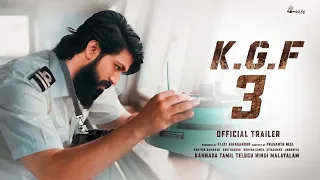 KGF CHAPTER 3 Official Trailer  OUT  Yash   Prabhas   Prashanth Neel   Ravi Basrur   Kgf 3 Trailer