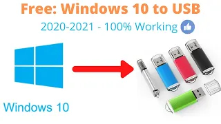 How to make a windows 10 bootable usb flash drive for free (Step by Step) - 2020 - 100% Working