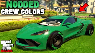 Top 5 Best Modded Crew Colors In GTA 5 Online! (Rare Custom Crew Colors)