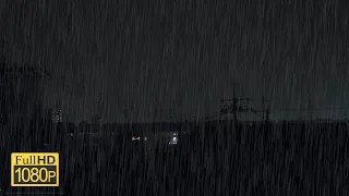 【雷雨】眠れない夜に雷雨の音を聴いて落ち着く［1時間40分］