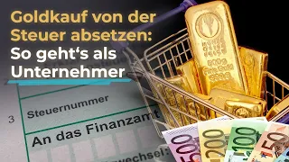 Gold als Betriebsausgabe: So holen Sie das Meiste heraus!