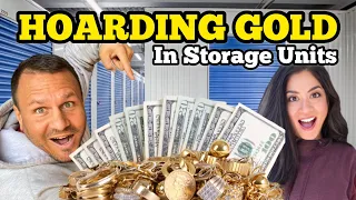 HOARDING GOLD STORAGE UNIT I Bought An Abandoned Storage Locker / Opening Mystery Boxes