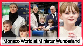 MONACO twins JACQUES and GABRIELLA opened the new Monaco World at MINIATUR WUNDERLAND in Hamburg