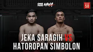 The Warriors Return, Jeka Saragih Vs Hatoropan Simbolon | Full Fight One Pride MMA FN 58