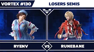 [Vortex #130] VMLN | RyenV (Asuka) vs Runebane (Leo) - Losers Semis - TEKKEN 8