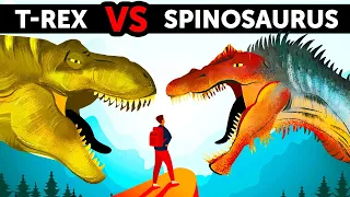 Dinosaurier größer und schneller als der T-Rex — aber wer gewinnt das Duell?