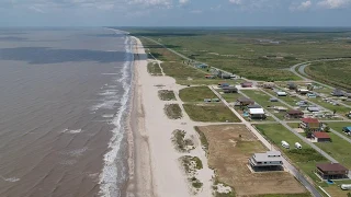 Holly Beach - Louisiana - Drone footage - Under the Boardwalk