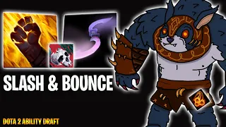 CRAZY BOUNCE DAMAGE Sleight of Fist + Moon Glaives | Dota 2 Ability Draft