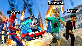 GTA 5 RP : SPIDERMAN Helped us to KILL CURSED THOMAS  !! MALAYALAM