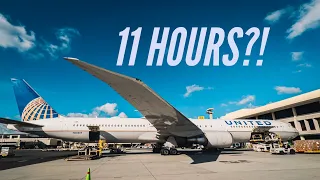 WORKING UNITED'S LONGEST DOMESTIC FLIGHT
