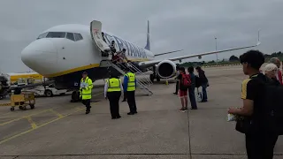 Ryanair Boeing 737-800 Flight Milan Bergamo To Birmingham