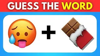 Guess the WORD by Emoji 🤔 | Emoji Quiz