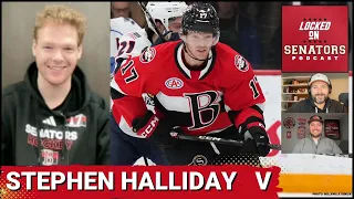 Senators Prospect Stephen Halliday Talks Transition From College To AHL, Belleville Sens Playoff Run