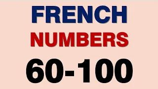 French Numbers (60-100)