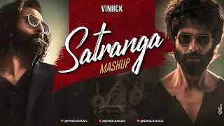 Satranga Mashup | Viniick | Bollywood Lofi | Arijit Singh | Jubin Nautiyal | Best Love Songs of 2023