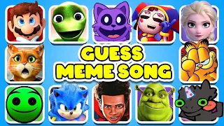 🤔🤔 GUESS MEME & WHO'S SINGING🎤🎤 | Netflix Puss In Boots Quiz, ,Sonic, Mario  gegagedigedagedago #2