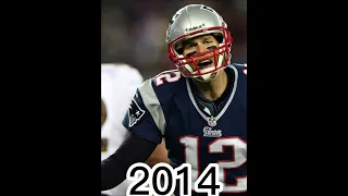 Tom Brady through the years