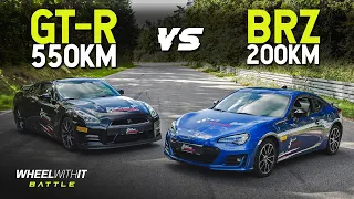 Czy moc ma znaczenie? Nissan GT-R vs Subaru BRZ - WWIT Battle #13