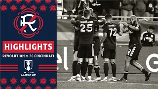 OPEN CUP HIGHLIGHTS | Gil's hat trick and Buksa's brace lead Revs to 5-1 win over FC Cincinnati