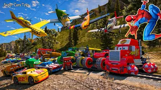 GTAV Spider Man 2, Mufasa: The Lion King, The Acolyte, Deadpool & Wolverine Cars McQueen Racing Toys