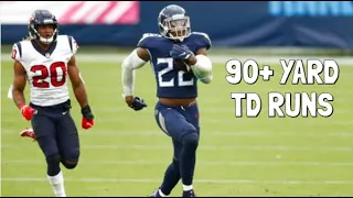 NFL 90+ Yard Touchdown Runs