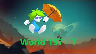 Lemmings World 157 - 7 Walkthrough. No special lemmings used.