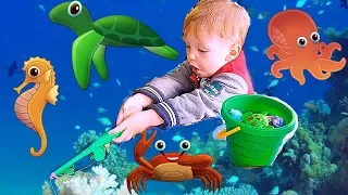 🐳 ВЕСЁЛАЯ РЫБАЛКА для детей! FUN FISHING for kids!   للأطفال! play أطفال يلعبون الصيد 有趣的孩子釣魚！