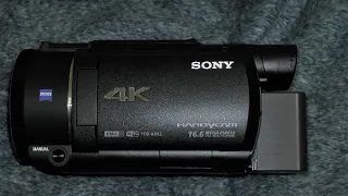 Unboxing a Sony FDR-AX53 (with too much attention to unrelated details...)