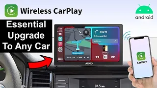 This Portable CarPlay Screen Is Compatible With Any Vehicle!  ATOTO P8 Navigation Headunit Review