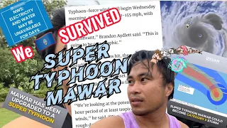 Super Typhoon Mawar ⛈️ we SURVIVED | 🇬🇺Guam Vlog.