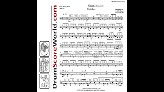 Drum Score - Metallica - Orion (sample)