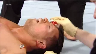 WWE Raw 10/21st/2012 - Kofi vs The Miz (Blood)