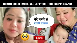 Bharti Singh EMOTIONAL Reply To Trollers For Her Baby Pregnancy 🥺❤️ | Neha Dhupia