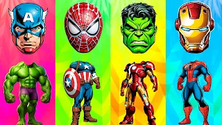 TEBAK GAMBAR | ADVENTURES OF SUPERHEROES🦸‍♂️ Dancing Hulk💪 Spiderman🕸 Iron Man🤖