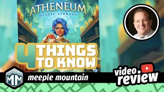 Atheneum - 4 Things You Need To Know - Review