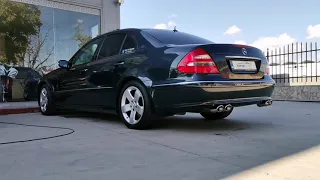 Mercedes-Benz w211 e500 exhaust sound