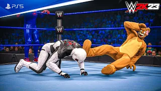 WWE 2K23 - Tom & Jerry vs. Spider-Man 2 | Tag Team Match | PS5™ [4K60]
