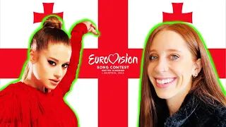LET'S REACT TO GEORGIA'S SONG FOR EUROVISION 2023 - IRU "ECHO"