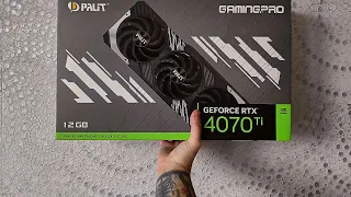 Распакуем Palit RTX 4070ti GamingPRO