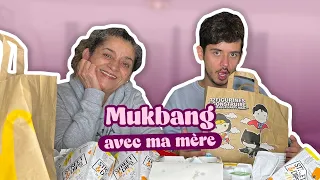 Episode 142 : Mukbang avec ma mère, on doit manger le même énorme menu