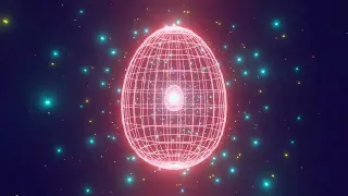 Glowing Color Changing Neon Easter Egg Motion Loop