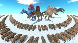 Spinosaurus Dinosaur Evolves VS 300 Wild Boars