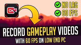 How To Record Gameplay With 1080p 60FPS On Any Low End Pc! (Best Screen Recorder) (2021!)