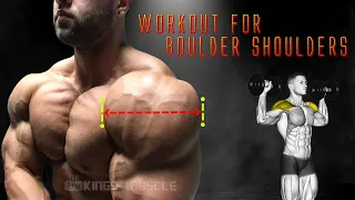 Full Shoulder Workout For Boulder Shoulders