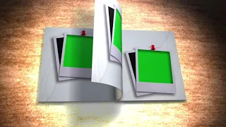 Animated Book Opening Green Screen Effects 4K UHD