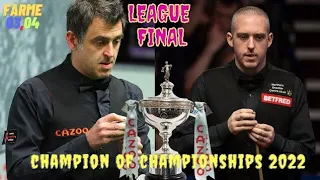 Ronnie O’Sullivan vs David Grace Final 2023 champion of championship