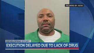 Execution delayed for SC death row inmate